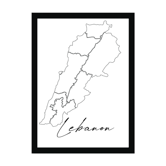 The Lebanon Frame - Map